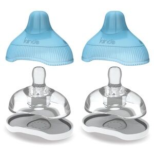 Kiinde Twist Anti Colic Active Latch Nipples Medium Flow 2 Pack With Cases